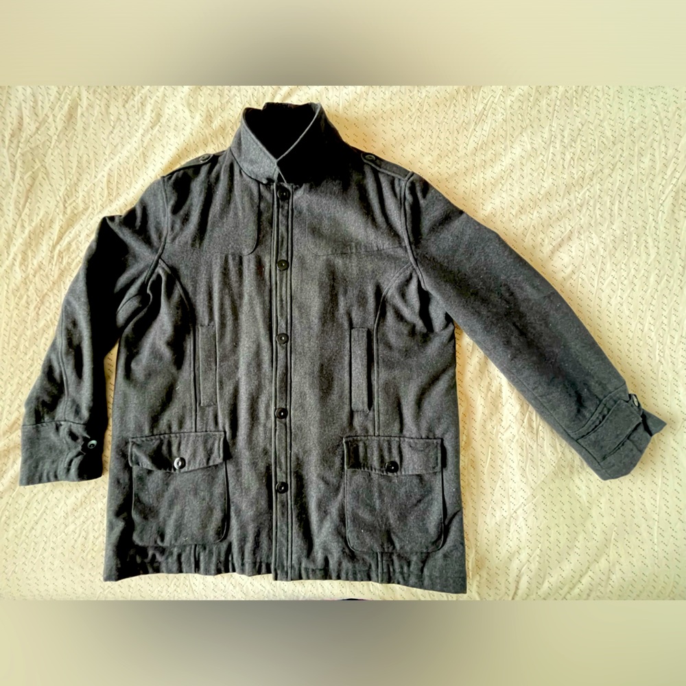 Wool-like winter jacket - big and tall -